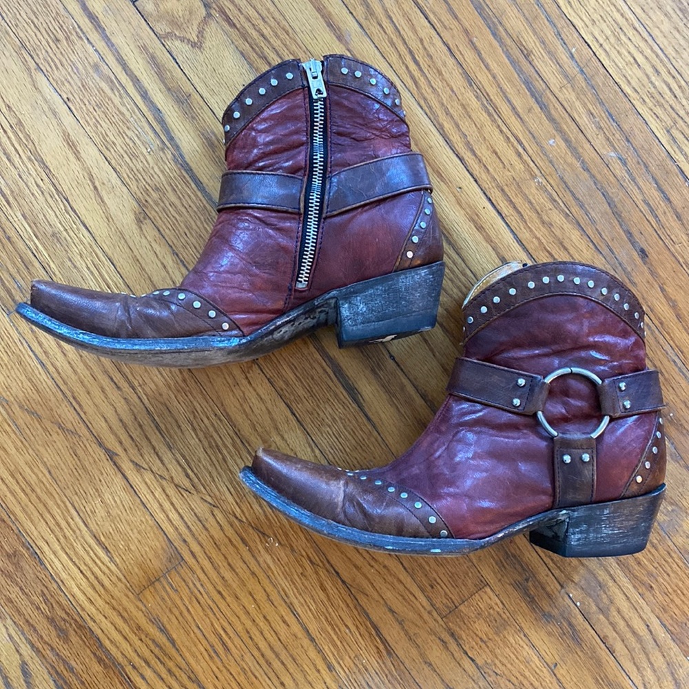 Old Gringo Leather Studded Harness Western Boots